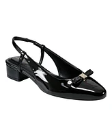 Bandolino Women's Andies Bow Block Heel Slingback Pumps