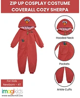 Sesame Street Cozy Sherpa Zip Up Cosplay Costume Coverall