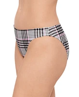 Salt + Cove Juniors' Plaid Hipster Bikini Bottoms, Exclusively at Macy's