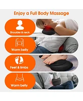 Shiatsu Massage Cushion with Heat, Full-Body Back, Neck, and Lumbar Relief, Usb Powered for Home, Office, or Car Use