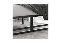 Slickblue Metal Platform Bed Frame with Under-Bed Storage Space