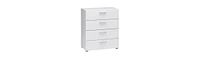 Slickblue Contemporary Style 4-Drawer Bedroom Storage Chest for Modern Organization and Storage