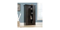 Slickblue Multi-Purpose Wardrobe Armoire Storage Cabinet in Antique Wood Finish