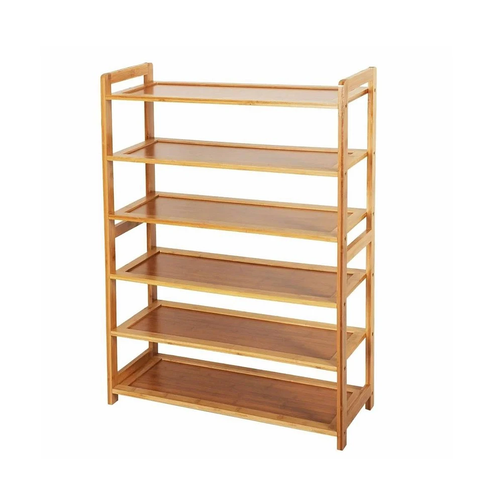 Slickblue 6-Shelf Shoe Rack - Large Storage Organizer for Entryway