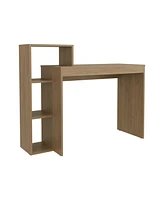 Venetie Desk, 3 Shelves, Light Pine