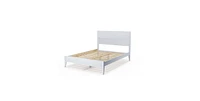 Slickblue Mid-Century Platform Bed - Classic Slatted Design for Stylish Living
