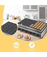 gaomon 50 Pcs Mini Pancakes Maker Machine,110V Mini Dutch Pancake Maker,1800W Commercial Electric Nonstick Waffle Maker Machine for Home and Restauran