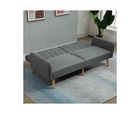 Slickblue Modern Mid-Century Sleeper Sofa Bed - Stylish Convertible Couch for Living Room