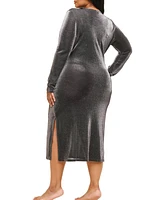 Adore Me Plus Keoni Long Sleeve Slip
