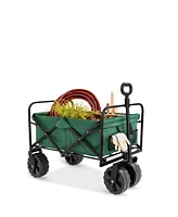 Slickblue Heavy Duty Collapsible Multipurpose Indoor/Outdoor Utility Garden Cart