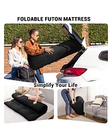 gaomon Japanese Floor Mattress Full, Portable Futon Thicken Sleeping Mattress, for Camping & Guest Room