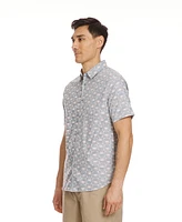 Quiksilver Men's Florever Classic Short Sleeve Woven Shirt