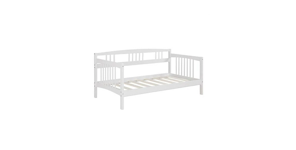 Slickblue Sturdy Pine Wood Day Bed Frame for Bedrooms or Living Rooms