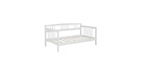 Slickblue Sturdy Pine Wood Day Bed Frame for Bedrooms or Living Rooms