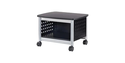 Slickblue Printer Stand Mobile Office Cart - Space-Saving Under-Desk Design