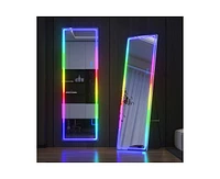 Vlsrka Full-Length Mirror with Adjustable Rgb Lighting