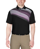 Pga Tour Men's Golf Bag Graphic Regular Fit Polo Shirt