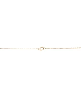 Diamond Heart Pendant 18" Necklace (1/2 ct. t.w.) in 10k Gold, Exclusively at Macy's