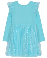 Disney Toddler & Little Girls Sweet Elsa Long-Sleeve Dress