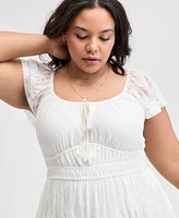 And Now This Trendy Plus Lace Maxi Dress, Exclusively at Macy's