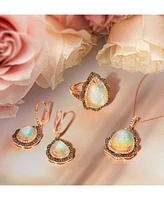 Le Vian Neopolitan Opal Nude Diamond Chocolate Diamond Ring Earrings Pendant Necklace Collection In 14k Strawberry Gold