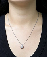 2-Pc. Set Diamond Teardrop Pendant Necklace & Earrings (1/2 ct. t.w.) in Sterling Silver, Exclusively at Macy's