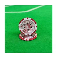 Slickblue Ben Franklin Holo Inlay Poker Chips (25-Pack) – Premium Quality Poker Chips
