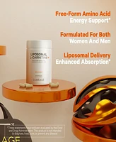 Codeage Liposomal L-Carnitine+ Supplement - 500 mg L-Carnitine L-Tartrate per Serving - Free-Form Amino Acid - Carnitine - Liposomal Delivery