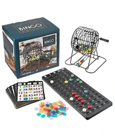 Slickblue Deluxe 6" Bingo Game w/Colored Balls, 300 Chips and 50 Cards