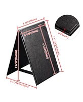 WeChef 10 Pack 5"x7" Double-Sided Menu A-Frame Holder Table Tent Restaurant Cafe