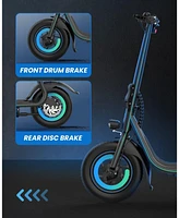 Urbanmax C1/C1 Pro Electric Scooter with Seat, 450W Powerful Motor up to 20/25 Miles Range, Foldable Electric Scooter for Adults Max Speed 15.5/18.6 M