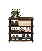 Slickblue 4-Shelf Shoe Rack - Efficient Storage Organizer for Entryway