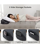 Gouun Bed Wedge Pillow with Storage Bag-Twin Size