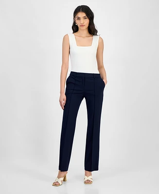 Bar Iii Women's High Rise Compression Pants, Exclusively at Macy's