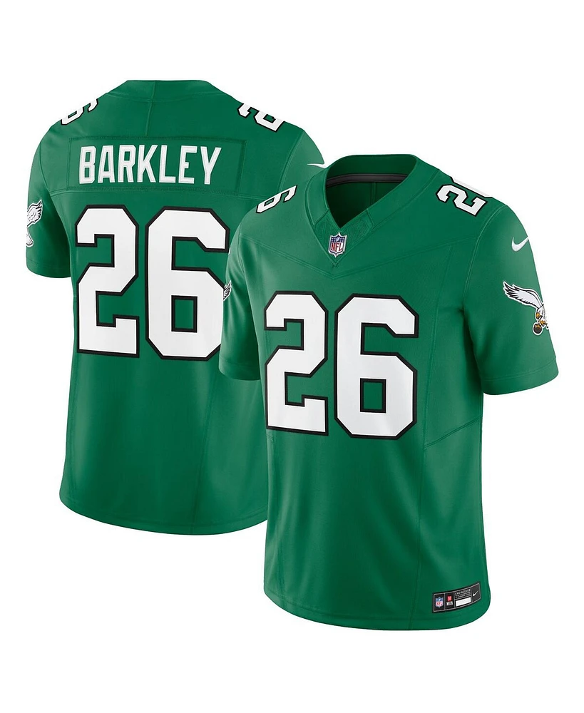 Nike Men's Saquon Barkley Kelly Green Philadelphia Eagles Alternate Vapor F.u.s.e. Limited Jersey