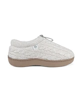 Heat Holders Women's Ava Cable Knit Drawstring Slippers