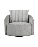 Homelegance 41" White Label Holland Park Swivel Chair