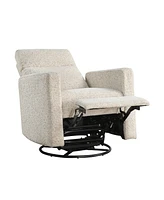 Homelegance 30" White Label Avenue Swivel Glider Reclining Chair