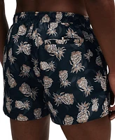 Boss by Hugo Men's Pineapple Motif Swim Shorts