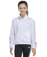 adidas Big Girls Long-Sleeve 3-Stripe Printed Track Jacket