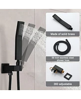 Mondawe 2-Function 10-In Ceiling Mounted Shower System