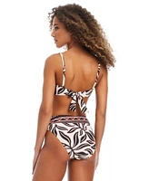 Bar Iii Womens Resort Daze Scarf Bandeau Bikini Top High Waist Bottoms Exclusively At Macys