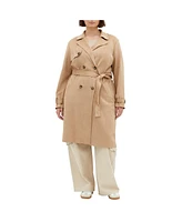 City Chic Plus Cornwall Trench Coat