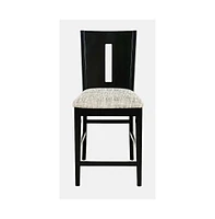 Jofran Urban Icon Contemporary Slotback Upholstered Counter Stool (Set of 2