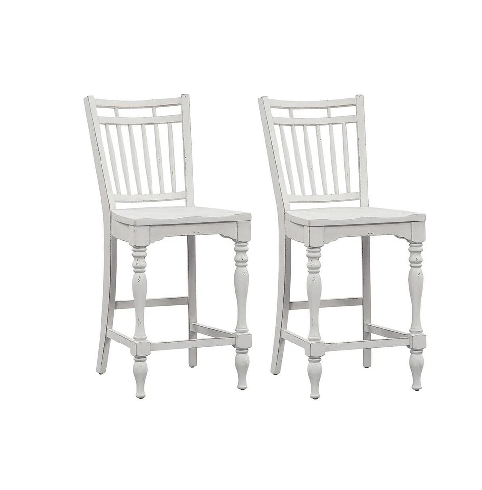 Liberty Furniture Spindle Back Counter Chair (Rta)-Set of 2