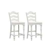 Liberty Furniture Ladder Back Counter Chair (Rta)-Set of 2