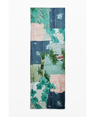 Desigual Women's Patch scarf