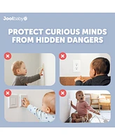 Jool Baby Toddler Jool Outlet Covers (32 Pack) Safety - Easy Adult Removal, Plug Protectors Proofing Electric Sockets - Transparent Design