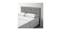 Slickblue Contemporary Button-Tufted Headboard in Upholstered Fabric