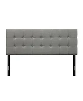 Slickblue Contemporary Button-Tufted Headboard in Upholstered Fabric